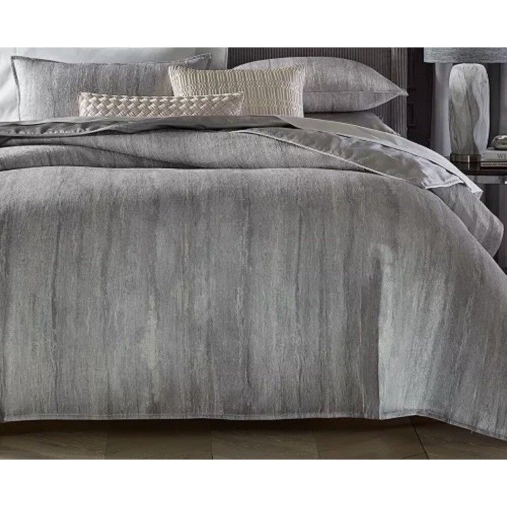 Hotel Collection 3PC Quartzite Full/Queen Duvet Cover + 2 Shams Set $475 NEW
